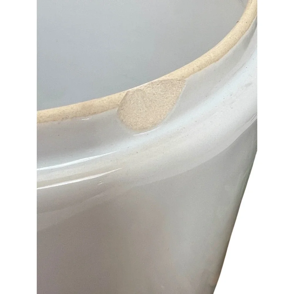 Canister White Ceramic Minimalist‎ Home Decor Small Storage Jar Modern Style